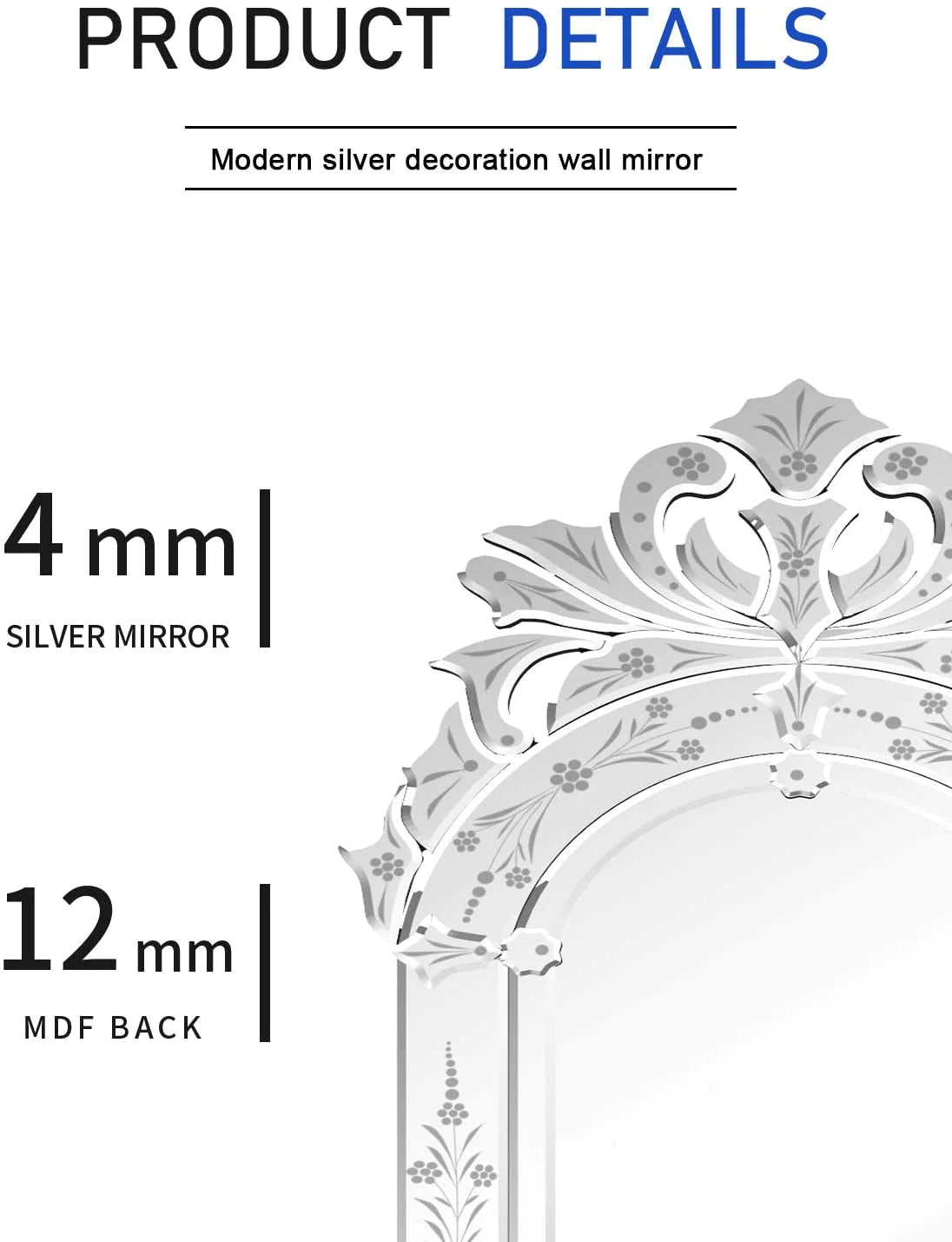 Regal | Venetian Accent Mirror-ZAAMS