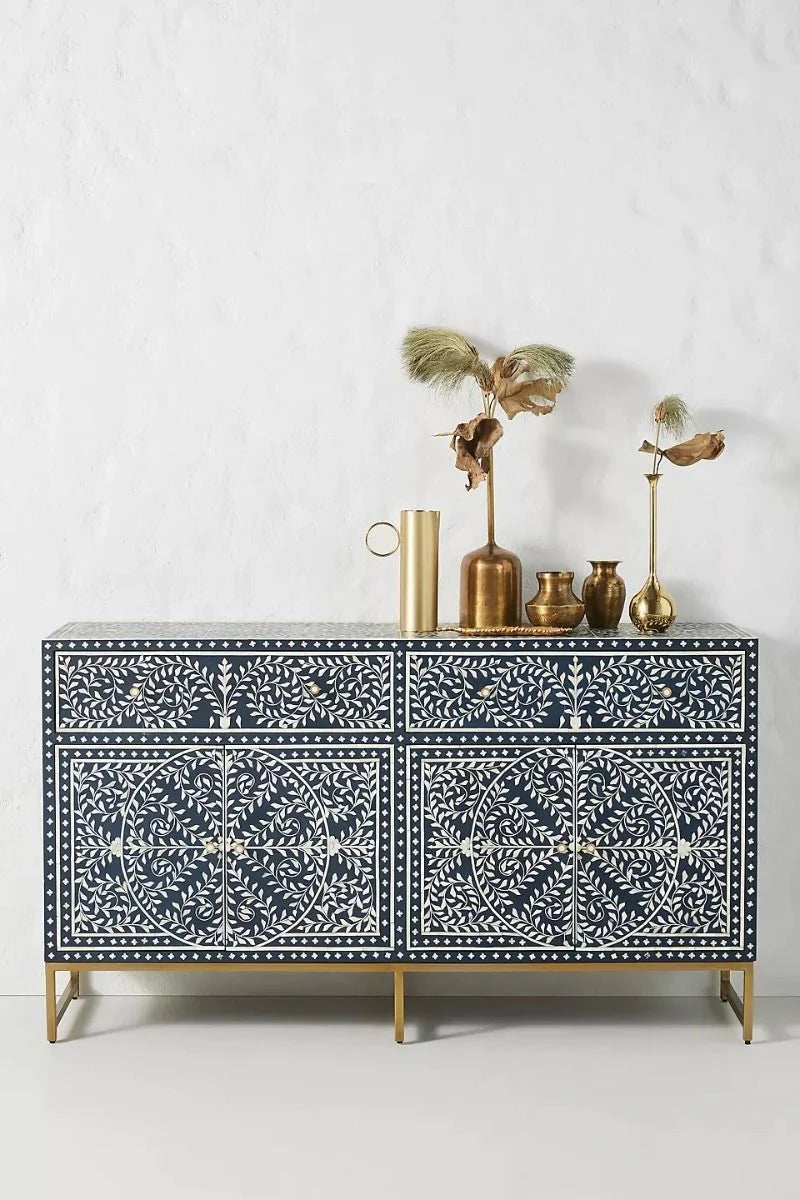 Zouina | Bone Inlay Side Board-ZAAMS