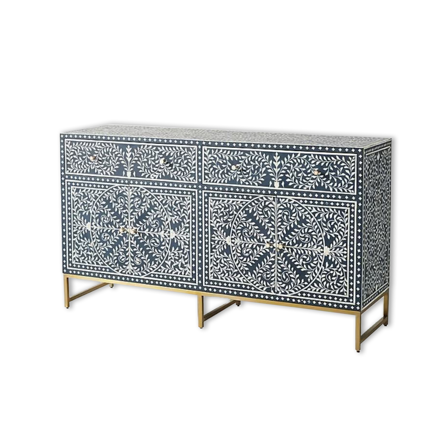 Zouina | Bone Inlay Side Board-ZAAMS